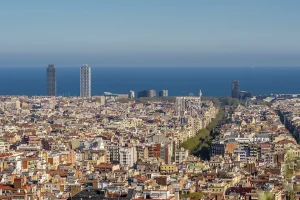 vista panorámica de Barcelona